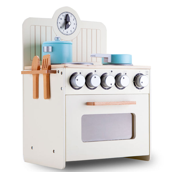 ROVO KIDS Retro Wooden Kitchen Toy Pretend Play Set Children Wood Oven Toddlers OUT OF STOCK