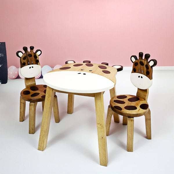 KL Giraffe Table + 2 Giraffe Chairs Set